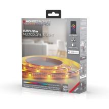 Ruban à LED Monster 2M - Multicolore - Éclairage Personnalisé en Intérieur - Activation Vocale - Connecté à l'Application Smart - Installation Rapide