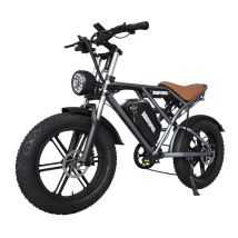 Vélo électrique pour adulte DEEPOWER S7 2000 W 48 V 20 Ah 20 pouces Fat Tire Mountain Bikes Frein à huile