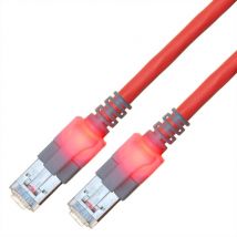Sacon 442605,010 cable de red Rojo 10 m Cat6 S/FTP (S-STP) - Nuevo