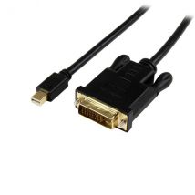 StarTech.com Câble Mini DisplayPort vers DVI de 0,9m - Adaptateur Actif Mini DP à DVI - Vidéo 1080p - mDP 1.2 vers DVI-D Single Link - mDP ou 