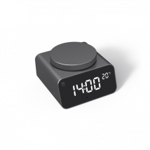 XOOPAR Réveil Bluetooth REDDI Aluminium Noir