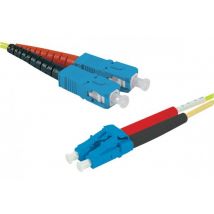 EXC 392863 Cable de fibra óptica e InfiniBand 3 m SC LC Amarillo - Nuevo