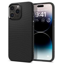Spigen Liquid Air coque de protection pour téléphones portables 17 cm (6.7 ) Housse Noir Apple iPhone 14 Pro Max