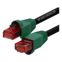 WP WPC-PAT-6U010BL-O cable de red Negro, Verde, Rojo 1 m Cat6 U/UTP (UTP) - Nuevo