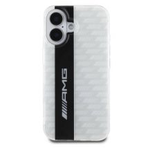 Mercedes AMG Funda protectora para iPhone 16 Diseño Carbone Blanco - Nuevo