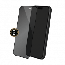 Protection d'écran Privée en verre trempé (100% de surface couverte) pour Apple iPhone 15, Noir