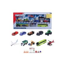 Estuche de vehículos Majorette Discovery Pack 10 piezas metal 1/64 Naranja - Nuevo
