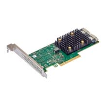 Broadcom HBA 9500-16i scheda di interfaccia e adattatore Interno SAS, SATA (BC HBA 9500-16i PCIe x8 SAS/NVMe 16 Port int.sgl.) - Nuovo