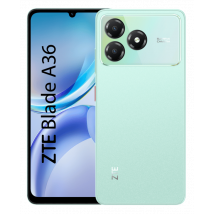 Smartphone ZTE Blade A36 Verde 4G - Schermo 6,75 HD+ 90Hz, 4+64GB, Batteria 5000mAh, Dual SIM, Android 15 - Nuovo