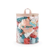 Gioco di costruzione Ecoiffier Bb Abrick 7933 60 mattoncini colori tenui Sacchetto di stoccaggio multicolore - Nuovo