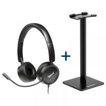iggual IGG317075+IGG318058 écouteur/casque Avec fil Arceau Gaming Noir