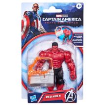 Vengadores Marvel Epic Hero Series Figurita Capitán América Brave New World Hulk Rojo y Negro - Nuevo