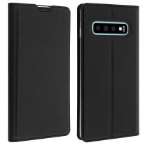 Housse Samsung Galaxy S10 Étui Porte-cartes Fonction Stand Dux Ducis noir