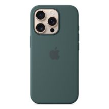 Apple Coque en silicone avec MagSafe pour iPhone 16 Pro - Vert lacustre Apple iPhone 16 Pro