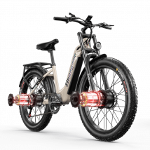 Shengmilo bicicleta eléctrica para adultos 80 millas bicicleta eléctrica de montaña 2000W 26 gran bicicleta eléctrica con batería 48V 17.5AH - Nuevo