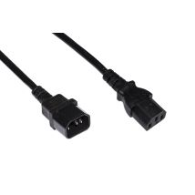 Link Accessori LKIEC18 câble électrique Noir 1,8 m Coupleur C14 Coupleur C13