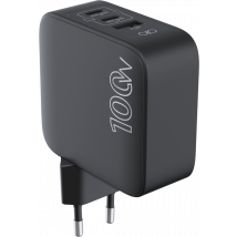 Caricatore USB-A / 2x USB-C 100W Power Delivery GaN Universale Ultra Veloce - Nuovo