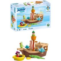PLAYMOBIL Junior 71769 Peter Pan e nave pirata, Disney, 12 pezzi, Da 12 mesi - Nuovo