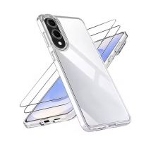 EVETANE Funda Samsung Galaxy S25 Edge Antichoque Silicona Esquinas Reforzadas + 2 Cristales Templados Protección Pantalla - Nuevo