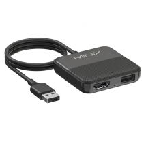 MINIX Car TV Mate Adattatore HDMI Multimediale per Auto con CarPlay Fisico — Collega Fire TV Stick, Console di Giochi, Computer Portatili e Altro con 