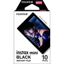 Film instantané Fujifilm Instax Mini 10 poses ISO 800 cadre noir format carte de crédit