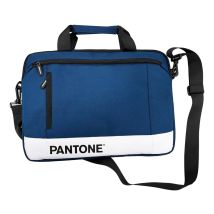 Pantone PT-BPC002N sacoche d'ordinateurs portables 39,6 cm (15.6 ) Sac Messenger Bleu, Blanc