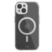 Moshi Carcasa para Apple iPhone 15 MagSafe Anti-amarilleamiento Plateado - Nuevo