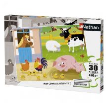 Puzzle Nathan 30 piezas Mes Amis de la Ferme - Educativo y divertido - Nuevo
