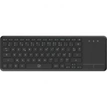 Clavier sans fil - Noir - Azerty - USB 2.4 GHz - Compatible Smart TV