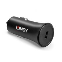 Chargeur de voiture USB Type C Lindy Single Port - Recharge rapide et sûre pour votre smartphone