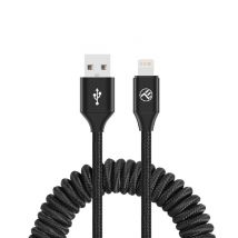 Cable de datos extensible USB a Lightning de Tellur, 3A, 1,8 m, negro - Nuevo