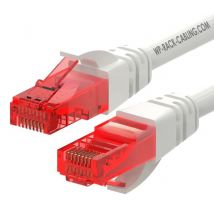 WP WPC-PAT-6U002W câble de réseau Rouge, Blanc 0,2 m Cat6 U/UTP (UTP)
