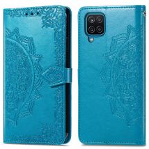 imoshion Etui de télephone Mandala pour Samsung Galaxy A12 - Turquoise