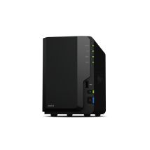 Synology DiskStation DS218 servidor de almacenamiento NAS de escritorio Realtek RTD1296 2 GB DDR4 0 TB DiskStation Manager Negro - Nuevo