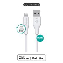 eSTUFF ES601270-BULK câble Lightning 2 m Blanc