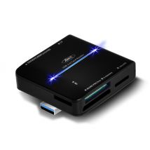 ADVANCE CR-008U3 Lettore di schede di memoria USB 3.2 Gen 1 (3.1 Gen 1) Nero - Nuovo