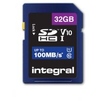 Integral 32GB HIGH SPEED SDHC/XC V10 100MB CLASS 10 UHS-I U1 SD - Nuevo