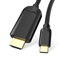 Vention Cable Conversor HDMI 1.4 4K CGUBH/ USB Tipo-C Macho - HDMI Macho/ 2m/ Negro - Nuevo