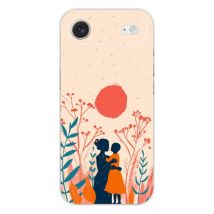 Coque en silicone - Compatible pour Apple iPhone 17 Air - design souffle de tendresse