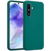 Accezz Coque Liquid Silicone pour Samsung Galaxy A36 / A56 - Forest Green