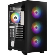 Caja PC - BITFENIX - Flow (Negro) - Mid-tower - Formato ATX - Sin fuente de alimentación - Nuevo