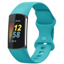 imoshion Bracelet silicone pour Fitbit Charge 5 / 6 - L - Turquoise