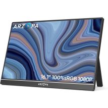 Ecran Portable ARZOPA Z1C ,16.1 Pouces 1920×1080 100%RGB FHD 60 Hz,Moniteur Portable IPS