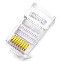 WP WPC-MDP-883-6UP-R50T connecteur de fils RJ-45 Transparent