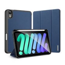 Dux Ducis Domo Étui multi-angle avec support et Smart Sleep Book pour Apple iPad Mini 6 7,9'' 2021 Bleu