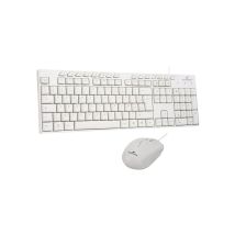 Pack tastiera mouse cablato BLUESTORK Media Office AZERTY con 15 tasti multimediali Bianco - Nuovo