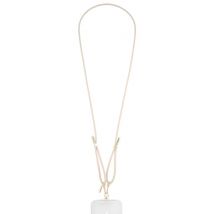 Tour de Cou pour Smartphone Phone Crossbody Rope Réglable Beige