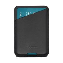 Accezz Porte-cartes en cuir - Compatible avec MagSafe et Qi2 - Onyx Black