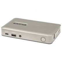 StarTech.com Dock USB C - USB-C vers DisplayPort 4K 30Hz ou VGA - Chargement USB Power Delivery 65W - Hub USB 3.1 Gen 1 à 4 ports - Station d'accueil 