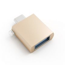 Satechi ST-TCUAG cambiador de género para cable USB C USB A Oro - Nuevo